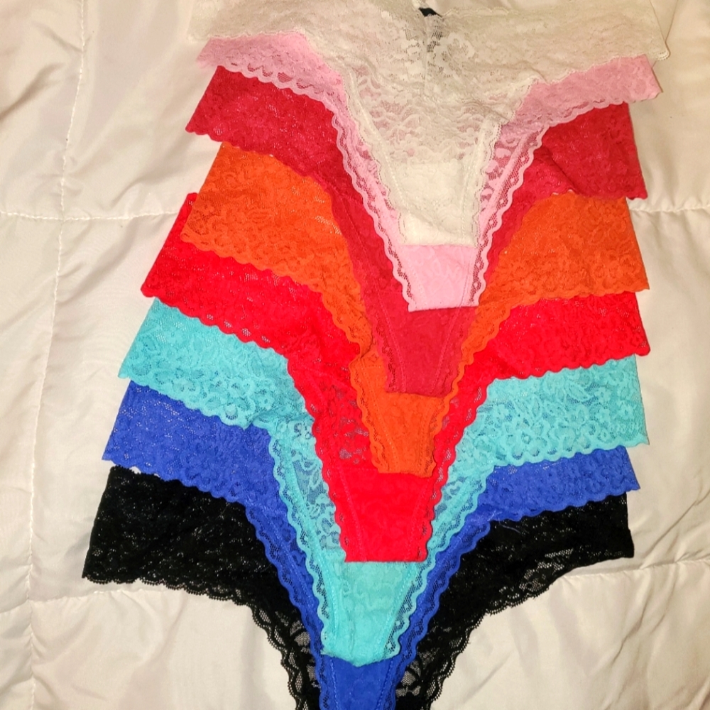 AERIE Bundle 8 Lace Thongs